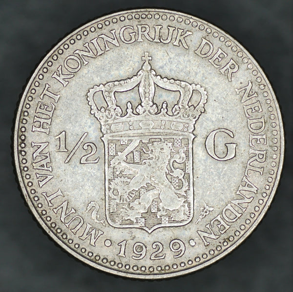 Netherlands. 1/2 Gulden. 1929