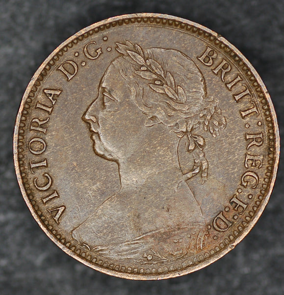 Victoria. Farthing. 1886