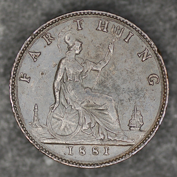 Victoria. Farthing. 1881