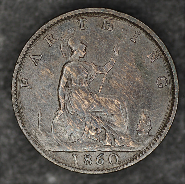 Victoria. Farthing. 1860