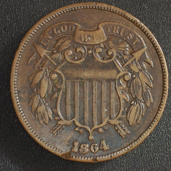 USA. 2 Cents. 1864