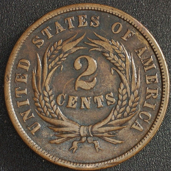USA. 2 Cents. 1864