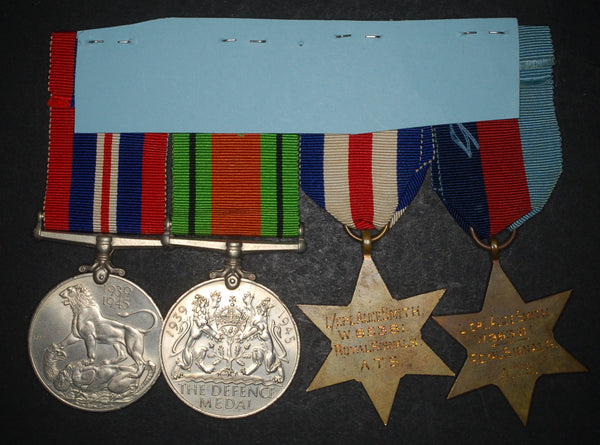 WW2. Group of 4. Alice Smith. Royal Signals/ATS.