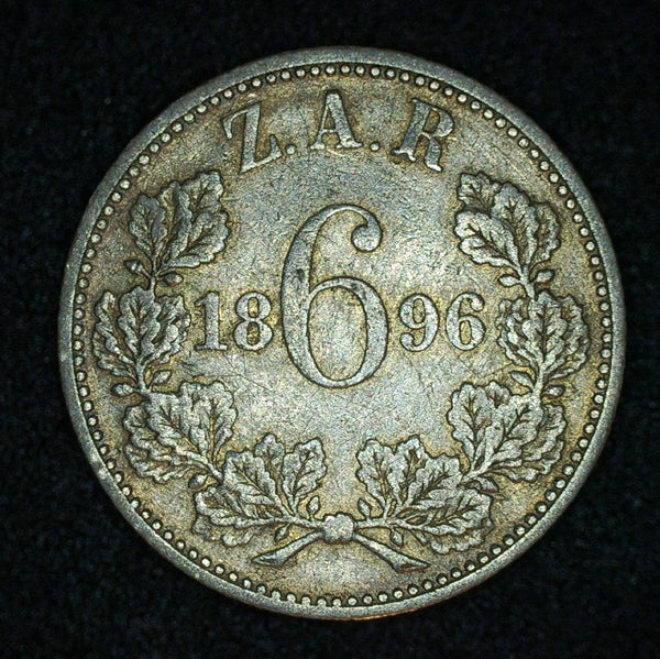 South Africa. Sixpence. 1896