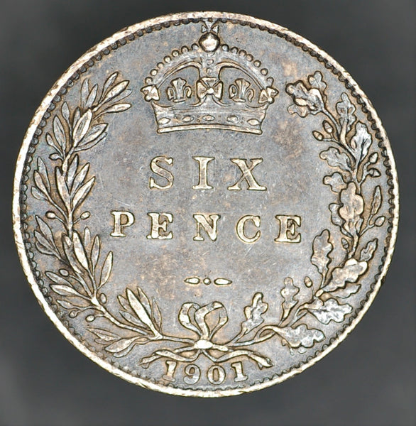 Victoria. Sixpence. 1901