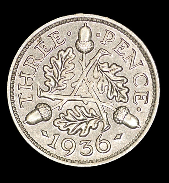George V. Threepence. 1936
