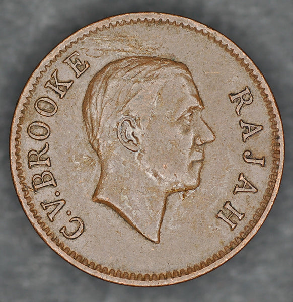 Sarawak. One cent. 1937