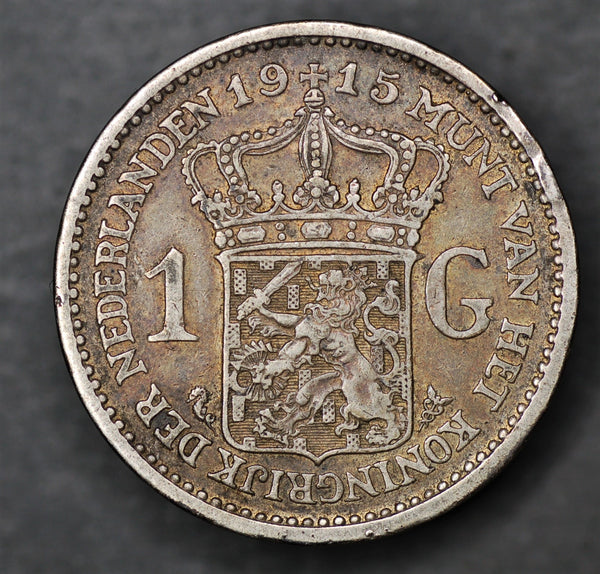 Netherlands. 1 Gulden. 1915