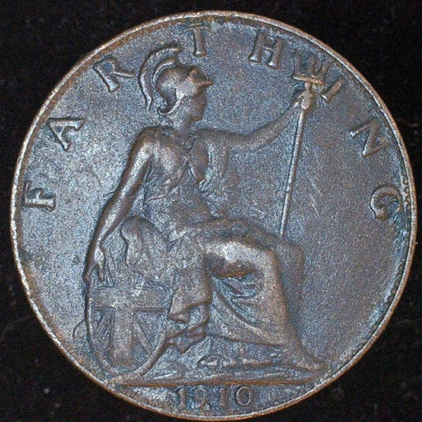 Edward VII. Farthing. 1910