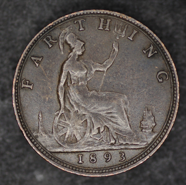 Victoria. Farthing. 1893