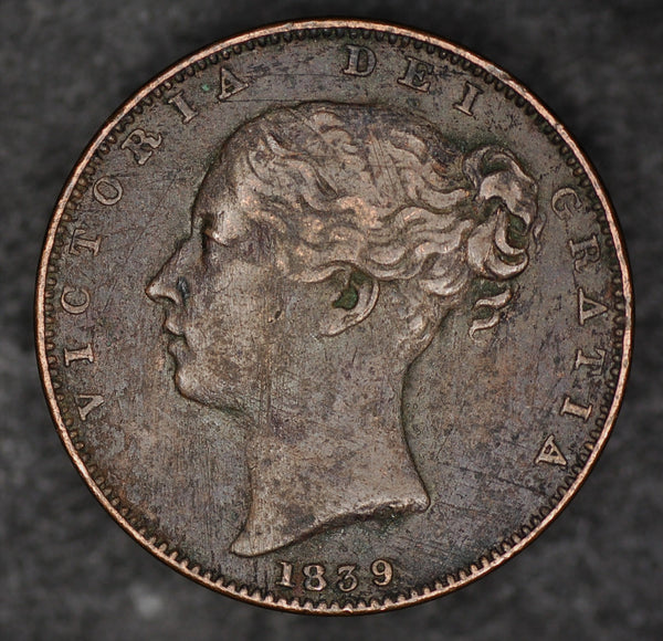 Victoria. Farthing. 1839