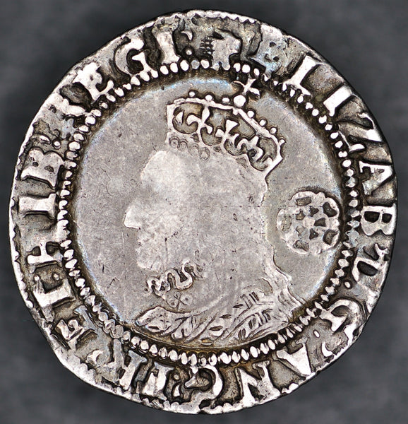 Elizabeth 1. Sixpence. 1591