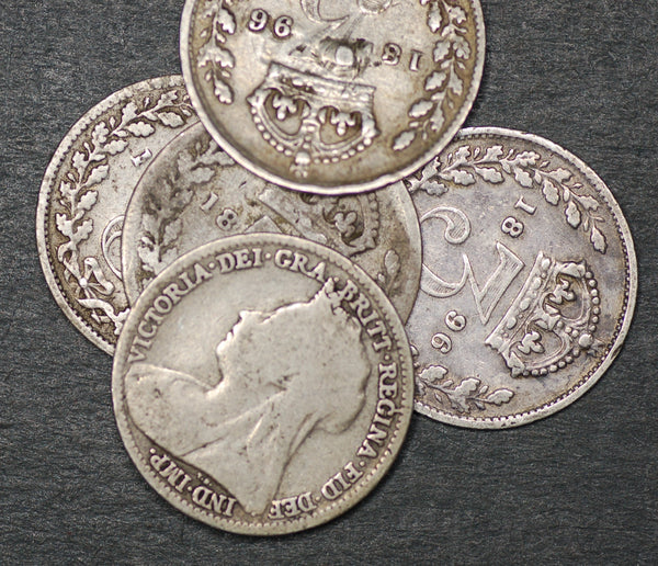 Victoria. Threepence. 1896