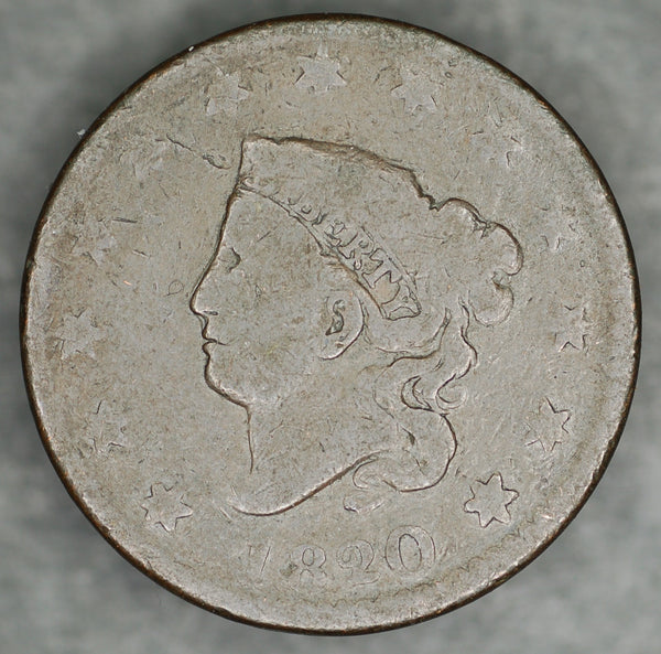 USA. One Cent. 1820