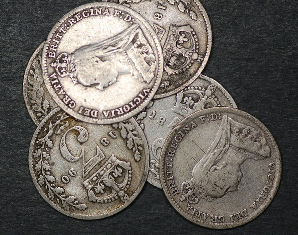 Victoria. Threepence. 1890