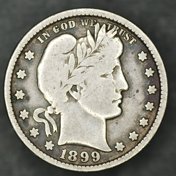 USA. Quarter dollar. 1899