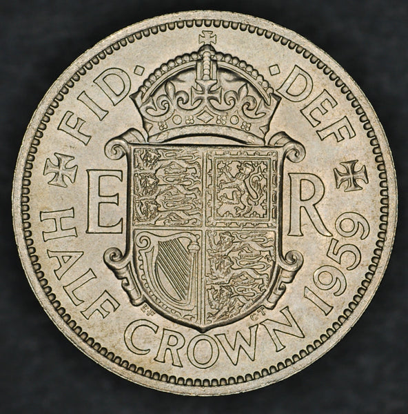 Elizabeth II. Half crown. 1959