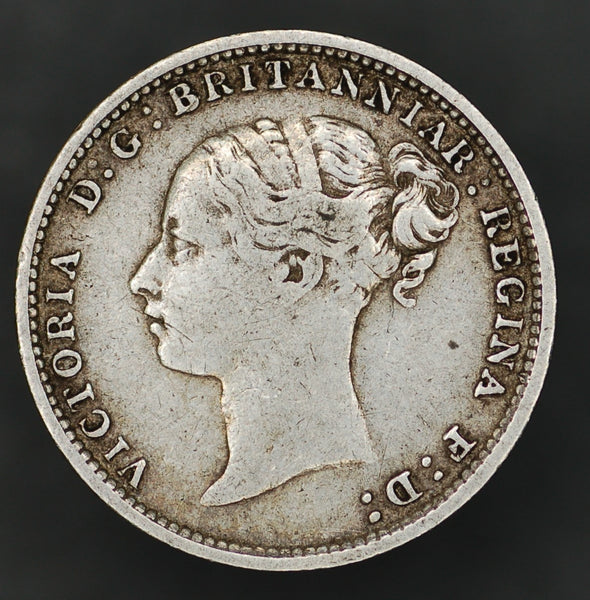 Victoria. (Young head) Threepence. 1885