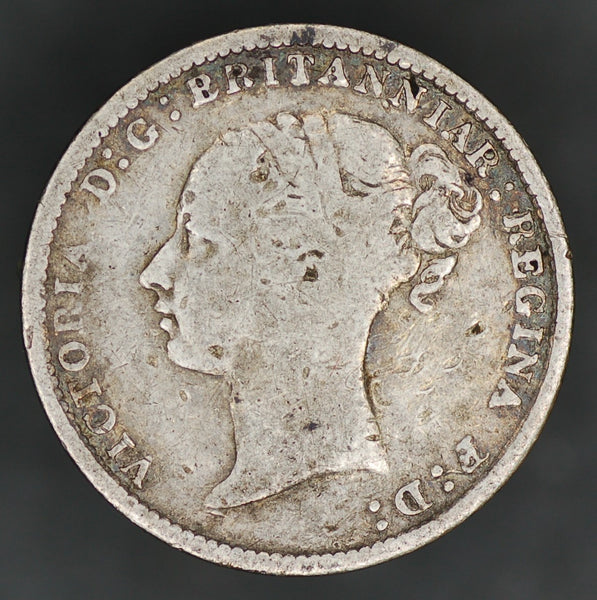 Victoria. (Young head) Threepence. 1882