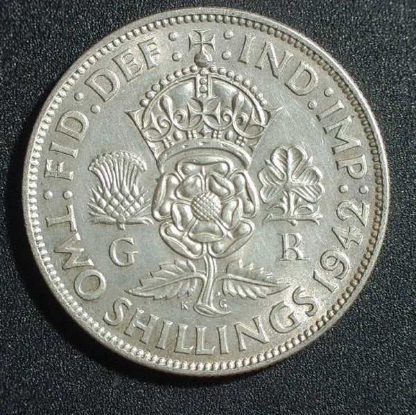 George VI. Florin. 1942