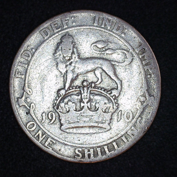 Edward VII. Shilling. 1910. A selection.