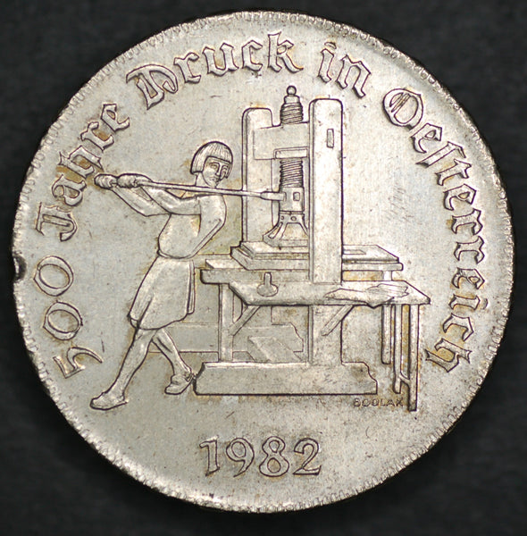 Austria. 500 Schilling. 1982