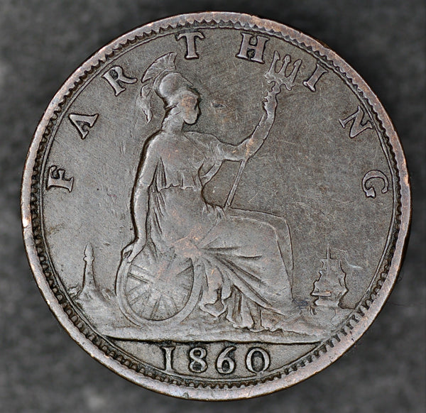 Victoria. Farthing. 1860