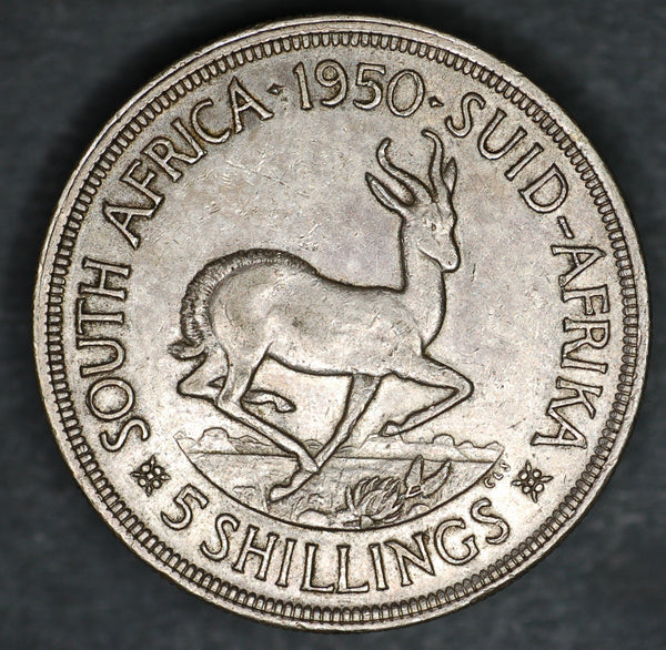 South Africa. 5 Shillings. 1950