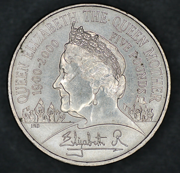 Elizabeth II. 5 Pounds. 2000