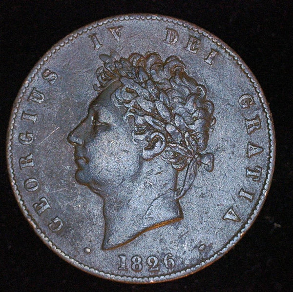 George IV. Halfpenny. 1826.