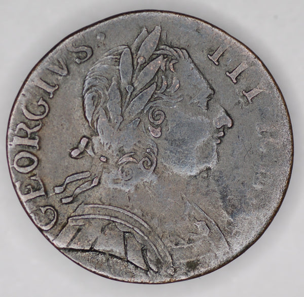 George III. Non regal farthing. 1775