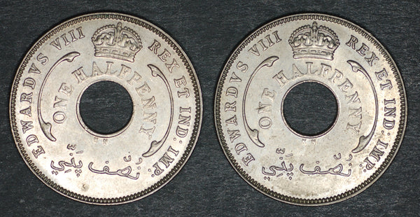 British West Africa. Half penny. 1936