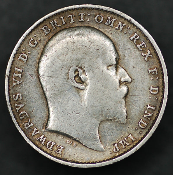 Edward VII. Threepence. 1908