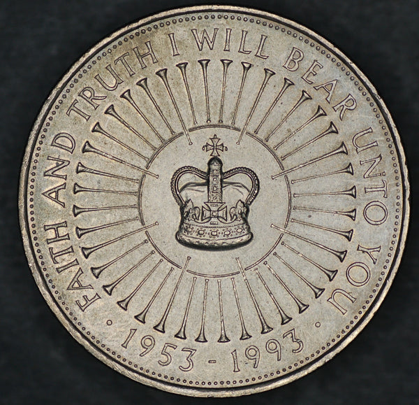 Elizabeth II. 5 Pounds. 1993