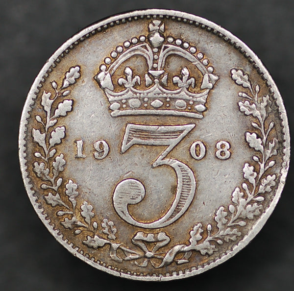 Edward VII. Threepence. 1908