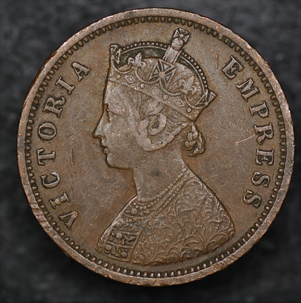 India. One quarter anna. 1877