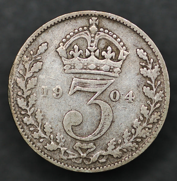 Edward VII. Threepence. 1904