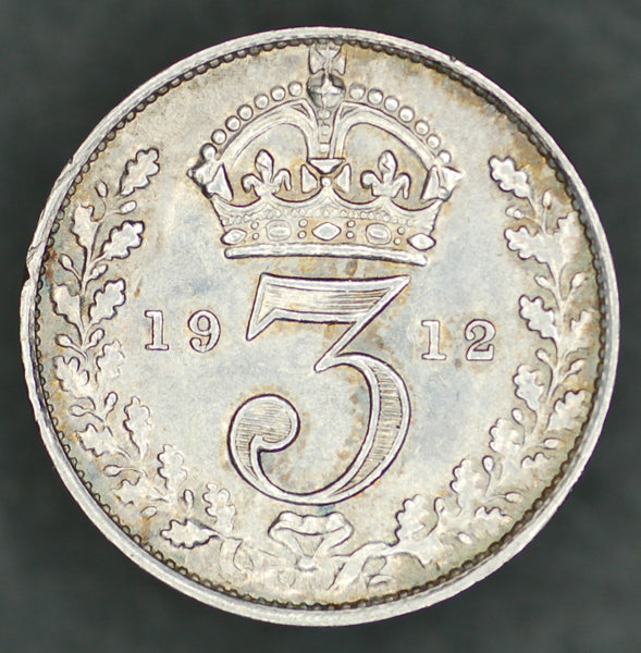 George V. Threepence. 1912