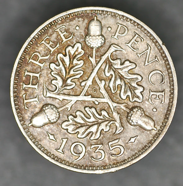 George V. Threepence. 1935