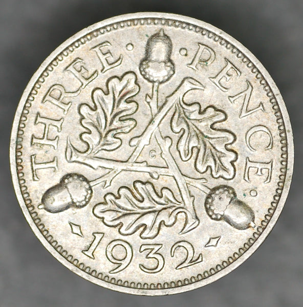 George V. Threepence. 1932