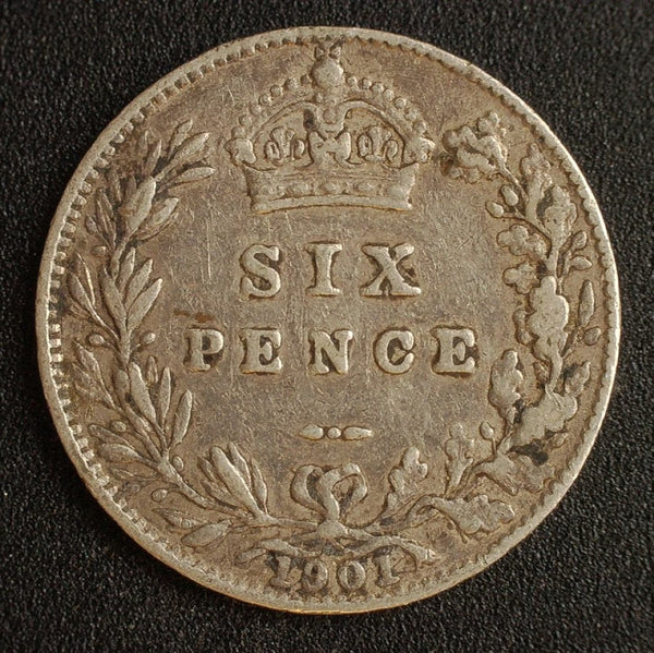 Victoria. Sixpence. 1901