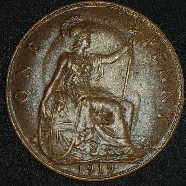 George V. Penny. 1919. A selection of high grade coins.