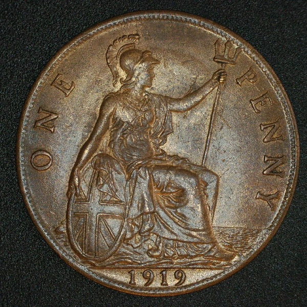 George V. Penny. 1919. A selection of high grade coins.