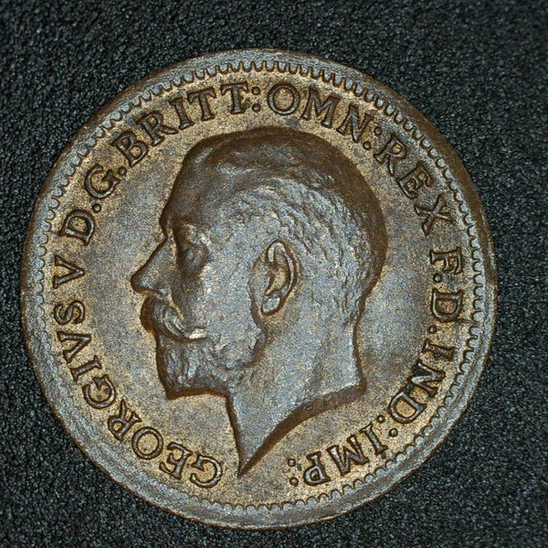 George V. Third Farthing. 1913