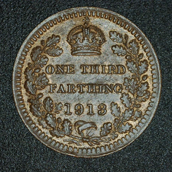 George V. Third Farthing. 1913