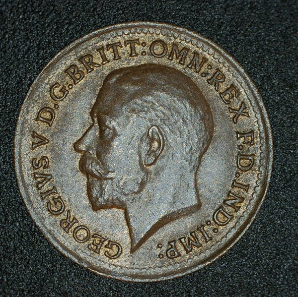 George V. Third Farthing. 1913