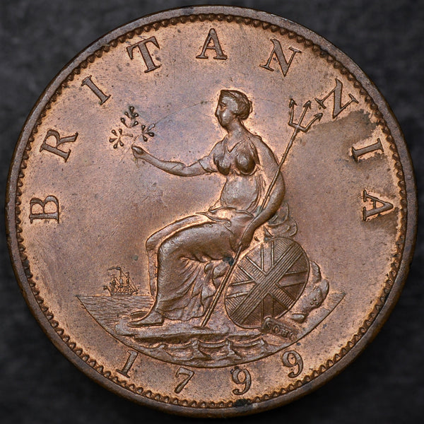 George III. Halfpenny. 1799