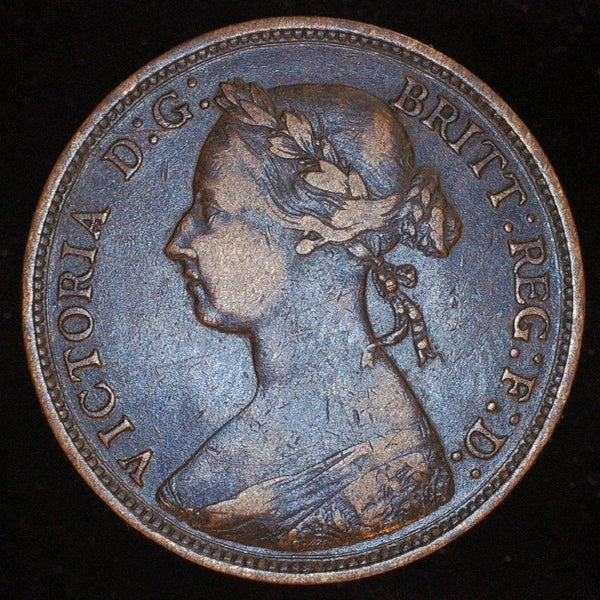 Victoria. Halfpenny. 1882 H