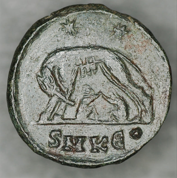 Constantine 1. AE18mm. URBS ROMA AD306-337