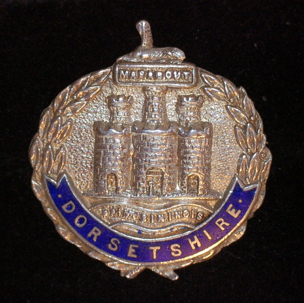 Dorsetshire Regiment. Sweetheart brooch. Silver
